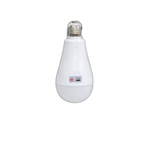 <span class=keywords><strong>Ampoule</strong></span> LED portable automatique <span class=keywords><strong>rechargeable</strong></span> IP65 1200mAh avec crochet pour la maison, le camping et les situations d'urgence, en plastique avec <span class=keywords><strong>batterie</strong></span> - Product Image 1