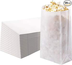 HL Biodegradable Grease Proof Single Wall Coffee Paper Bags Sizes Custom Logo/Graphic Design - Product Image 1