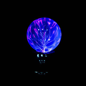 Tùy Chỉnh Plasma Bóng Hình Cầu Cảm Ứng Sét Đèn Bóng Ma Thuật Tĩnh Điện Nhấp Nháy Sáng Tạo Bảng Màu Xanh Plasma Đèn - Product Image 3
