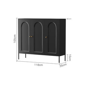 Meuble de rangement à chaussures de luxe léger et moderne pour chambre et salon, avec <span class=keywords><strong>3</strong></span> <span class=keywords><strong>portes</strong></span> – Offre spéciale - Product Image 2