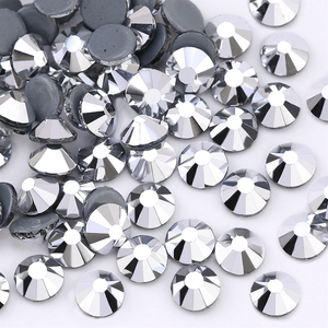 SS6-SS30 Áo sơ mi bạc trang trí <span class=keywords><strong>Rhinestone</strong></span> tinh thể thủy tinh strass hotfix sắt trên thạch - Product Image 1