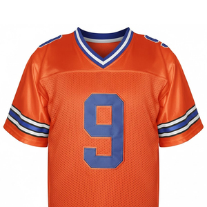 เสื้อฟุตบอลอเมริกันแขนสั้นพิมพ์ลายแบบมืออาชีพสำหรับผู้ชาย คุณภาพสูง แห้งเร็ว ระบายอากาศได้ดี สินค้ามาใหม่ - Product Image 4