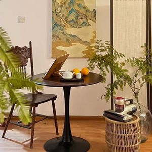 노르딕 레트로 식탁, 소형 가정용, 튤립 커피 발코니, 중세 협상용 - Product Image 6