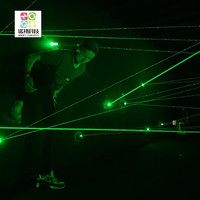 Jeux laser actifs pour parcs sportifs intérieurs et centres commerciaux - Labyrinthes LED pour salles d'évasion
