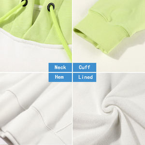 H5397 Venta al por Mayor, Sudaderas Personalizadas de 12 Colores, 3XL, 345 Gramos, Manga Regular, Diseño de Dibujos Animados, Otoño, Color en Contraste, para Hombre y Mujer - Product Image 4