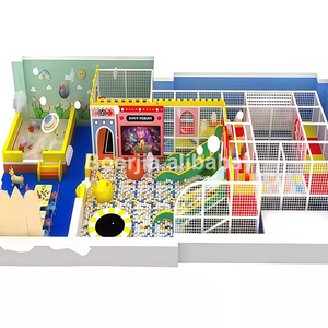 Equipo de Juegos Interior para Niños con Temática Amarilla, Azul y Roja, y Pared Interactiva para Guarderías - Product Image 6