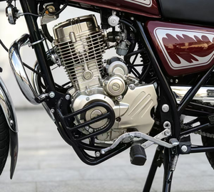 Motocicleta de Gasolina de 200cc con Marco Resistente y Cubo de Transporte Extendido - Product Image 4