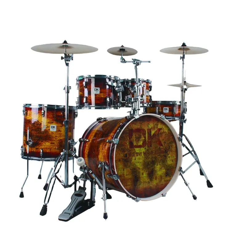 Acustic drum instrument professionele ontwerp jazz full size drumset voor verkoop