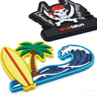 Écussons personnalisés en silicone PVC écologiques, brodés, avec logo en relief 3D, étiquettes personnalisées pour sacs, vêtements, chapeaux