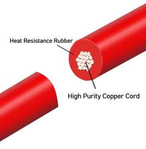 <span class=keywords><strong>สาย</strong></span>ไฟฟ้าแรงสูงหุ้มทองแดงแบบมีฉนวน PVC ทนทานต่อการกัดกร่อน ขนาด 10-24AWG สำหรับยานยนต์ เรือ RV งานก่อสร้างทางทะเล - Product Image 4