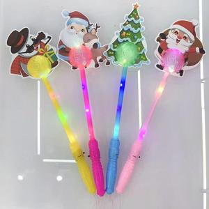 Nouveaux bâtons lumineux de Noël transfrontaliers, bâtons bonhomme de neige, serre-têtes clignotants, jouets de Noël en plastique, petits cadeaux en gros - Product Image 6