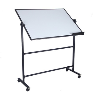 Tableau blanc double face roulant, tableau blanc mobile Tableau blanc magnétique-72x36 pouces Grand tableau effaçable à sec réversible - Product Image 2