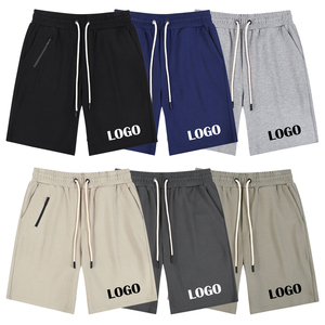 DFAK personnalisé lourd été 71% coton supérieur refroidissement efficace sergé Fakee-fermeture éclair cordon doux élastique hommes Shorts - Product Image 1