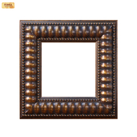 Cadre photo personnalisé en bois massif brun de style baroque vintage pour toiles à huile, photos, peintures à l'aquarelle, impressions et œuvres d'art sur papier