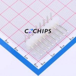 HC-3.96-8A8W-G Wire-to-Board Pin Header Bent Lead Through Hole,P=3.96mm Connector 1x8P 3.96mm Right Angle Insert CH - Product Image 1