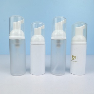 Empty 50Ml Lash Cleanser Mousse Facial Foaming Eyelash Shampoo Foamer <b>Dispenser</b> Clear Foam Pump Bottle - Product Image 2