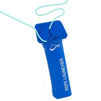 Lanzador de Cuerdas para Niños y Niñas, Juguete de Cuerda de Plástico Luminoso de Velocidad Ajustable, para Edades de 3 a 14 Años
