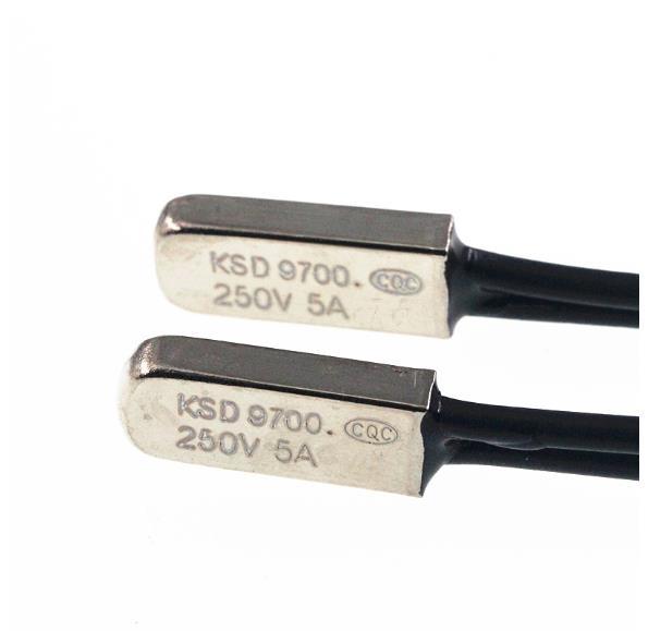 KSD9700 5A 250V 15C 35C 40C 55C 60C 75C 80C 85C 90C 95C 100C 155C NO NC Thermostat Thermal Protector Fuses Temperature Switch