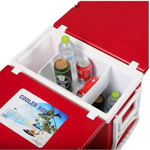 Hộp Làm Mát Dã Ngoại Ngoài Trời Có Thể Gấp Gọn 28L Hộp Làm Mát Đá Có Bánh Xe Di Động Có Ghế Đẩu Để Bàn Bàn Cắm Trại - Product Image 6