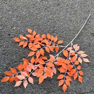 Yopin-2258 daun <span class=keywords><strong>Linden</strong></span> sentuhan asli sutra buatan untuk dekorasi pernikahan - Product Image 3