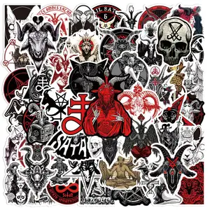 2023 New 50PCS Horror devil satanic goat decals cool Lucifer satan sticker