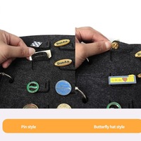 Herstellerangebot: Filz-Ausweisaufbewahrungsbuch, Aufbewahrungstasche, Abnehmbarer Ordner, Dekorative Schmuck-Präsentationstafel