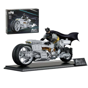 XJD JD121 2421 Pezzi Set <span class=keywords><strong>di</strong></span> Costruzioni Modello Auto Batmobile del Film, Mattoncini Tecnici in Plastica, Giocattolo Moderno, Regalo per le Feste - Product Image 1