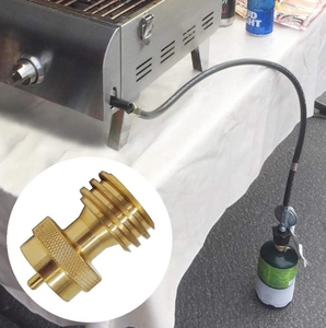 Camping Outdoor Gastank Aufblasbarer Joint Herd Umrüst <span class=keywords><strong>adapter</strong></span> Amerikanisches Standard gewinde Aufblasbarer Joint Gasleitung anschluss - Product Image 4