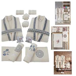 All'ingrosso Hotel Sleepwear Waffle <span class=keywords><strong>accappatoio</strong></span> <span class=keywords><strong>Set</strong></span> di <span class=keywords><strong>asciugamani</strong></span> 100% cotone uomo donna <span class=keywords><strong>accappatoio</strong></span> per bagno termale - Product Image 2