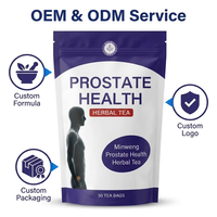 Thé vert biologique aux herbes MWTEA pour la santé de la prostate, soutien naturel du flux urinaire masculin, 30 sachets