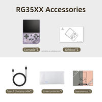 RG35XX 3,5 pulgadas Ips 5000 + juego portátil Retro reproductor de juegos portátil Dual OS ajo y sistema Linux consolas de juegos de bolsillo