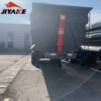 Semi-remorque benne basculante arrière CIMC 3 ou 4 essieux, capacité 60t, 80 tonnes, 100 tonnes, 45 m³, 60 m³, neuve et d'occasion pour la République Dominicaine