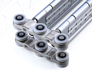 Moderno in alluminio Bi-pieghevole <span class=keywords><strong>porta</strong></span> del Patio con vetro basso-E doppio vetro Design per ville rifinito superficie esterno pieghevole - Product Image 3