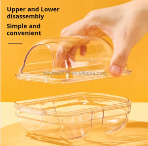 Hamster Salle de bain et toilette <span class=keywords><strong>Baignoire</strong></span> à double usage <span class=keywords><strong>Baignoire</strong></span> Sable Urine Sable Fil d'or Ours Prévention des éclaboussures Hamster <span class=keywords><strong>Cage</strong></span> Fournitures - Product Image 4