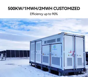 공장 뜨거운 판매 컨테이너 저장 시스템 1MWH 에너지 저장 시스템 500KW 상업 프로젝트