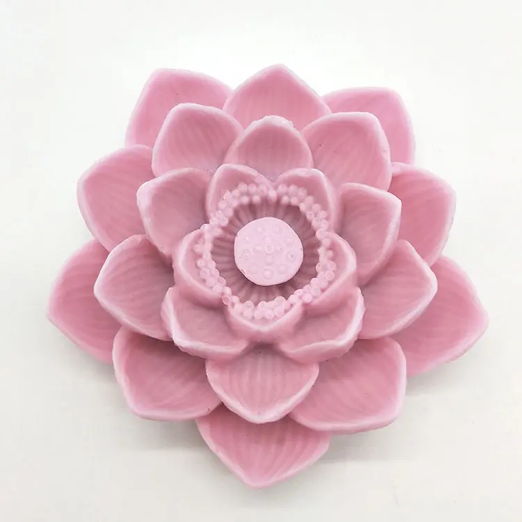 Yongli 3D Flower Lotus Silicone Mold DIY Cupcake Cake Topper Decoration Jelly Shots Fondant Mold