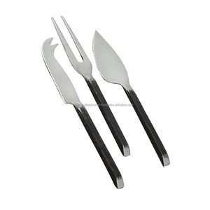 Ensemble de fromage en acier inoxydable avec barre Vintage, poignée faite à la main, poignée noire, ensemble d'outils de luxe pour la maison - Product Image 6