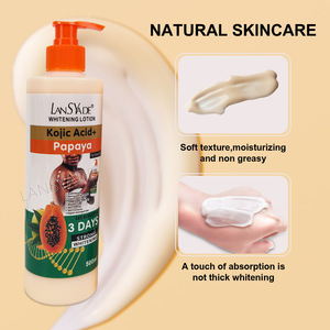 Crème <span class=keywords><strong>Lotion</strong></span> Corporelle de Luxe Hydratante Éclaircissante pour la <span class=keywords><strong>Peau</strong></span> à l'Acide Kojique et à la Papaye en Vente Flash - Product Image 3