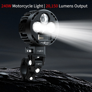 Luz Auxiliar Delantera Inteligente para Motocicleta 20150LM, Lámpara LED de Proyección y Enfoque, Resistente al Agua IPX8, Luz Antiniebla para Goldwing y <span class=keywords><strong>Adventure</strong></span> - Product Image 6