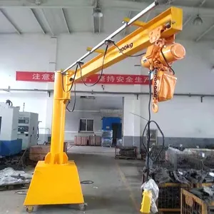 360 độ xây dựng nâng điện di động trụ cột gắn JIB Crane Swing ARM 1 tấn 2 tấn giá