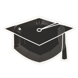 DAMAI Graduation Party Plates Napkins Set 7inch 9inch UV Printed Paper Disposable Tableware <b>for</b> Graduation Celebration - Product Image 2