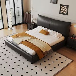 Ensemble de meubles de chambre d'hôtel de luxe sur mesure, <span class=keywords><strong>lit</strong></span> king size classique 200x200, <span class=keywords><strong>cadre</strong></span> <span class=keywords><strong>en</strong></span> <span class=keywords><strong>bois</strong></span> confortable <span class=keywords><strong>en</strong></span> cuir véritable - Product Image 4