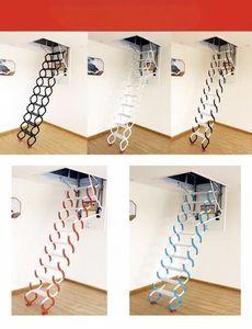 <span class=keywords><strong>Escalera</strong></span> telescópica eléctrica para ático, de acceso interior conveniente, plegable automática, de acero, con capacidad de 300 kg - Product Image 5