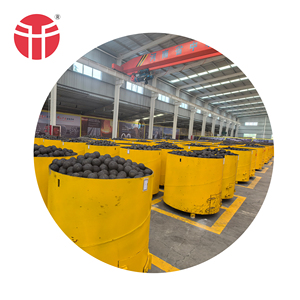 כדורי פלדה איכותיים, מגולגלים חם, מחושלים, לטחינה, למכירה, עבור כריית זהב, נחושת, אורניום, מינרלים, טחנת עפרות. - Product Image 6