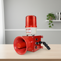 Alarme sonore et visuelle 130 dB, sirène industrielle murale avec télécommande, détection de présence humaine, système de sécurité domestique