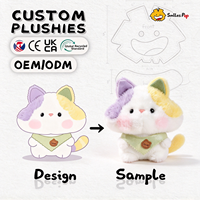 Offre Spéciale : Fabricant de Peluches Personnalisées – Adorables Mini-figurines de Chat de Dessin Animé, Jouets en Peluche en Stock, Vente en Gros, Figurines Mascottes Personnalisées