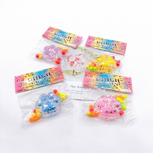Jouet anti-stress Taba Squishy en forme de patte de chat transparente et brillante, en TPR souple, à pincer, pour enfants, prix de gros - Product Image 1