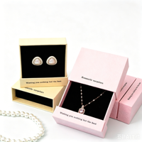 Boîte cadeau pour bijoux et montres, boîtes rigides en carton, fermeture magnétique, rectangle, petite boîte cadeau vide faite à la main, logo personnalisé pour boucles d'oreilles