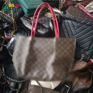 Megan Venta al por mayor Thrifted Womens Used Tote Bags Bultos Productos de segunda mano de China
