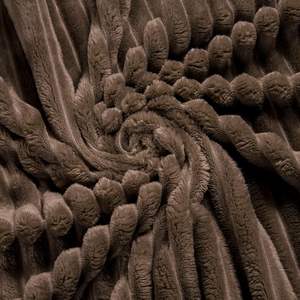 Manta Ligera para Cama, Sofá, Noche <span class=keywords><strong>de</strong></span> Cine, Manta Gruesa y Suave para Sofá para Invierno, Manta <span class=keywords><strong>de</strong></span> Franela a Rayas - Product Image 5